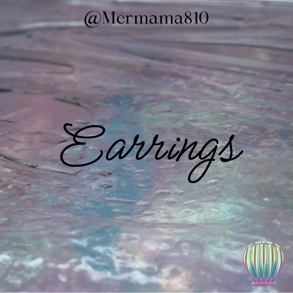 💕🧜🏻‍♀️ Earrings 🧜🏻‍♀️💕